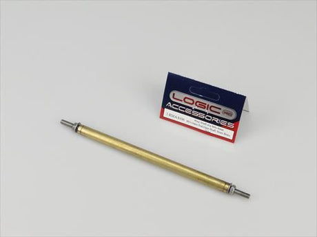 RACTIVE Prop Shaft 4in M4/4mm Stainless Shaft, 8mm dia Brass Tube