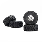 Pro-Line 1/30 Baja Pro X Front/Rear Mounted Chrome Beast Tires (4): A