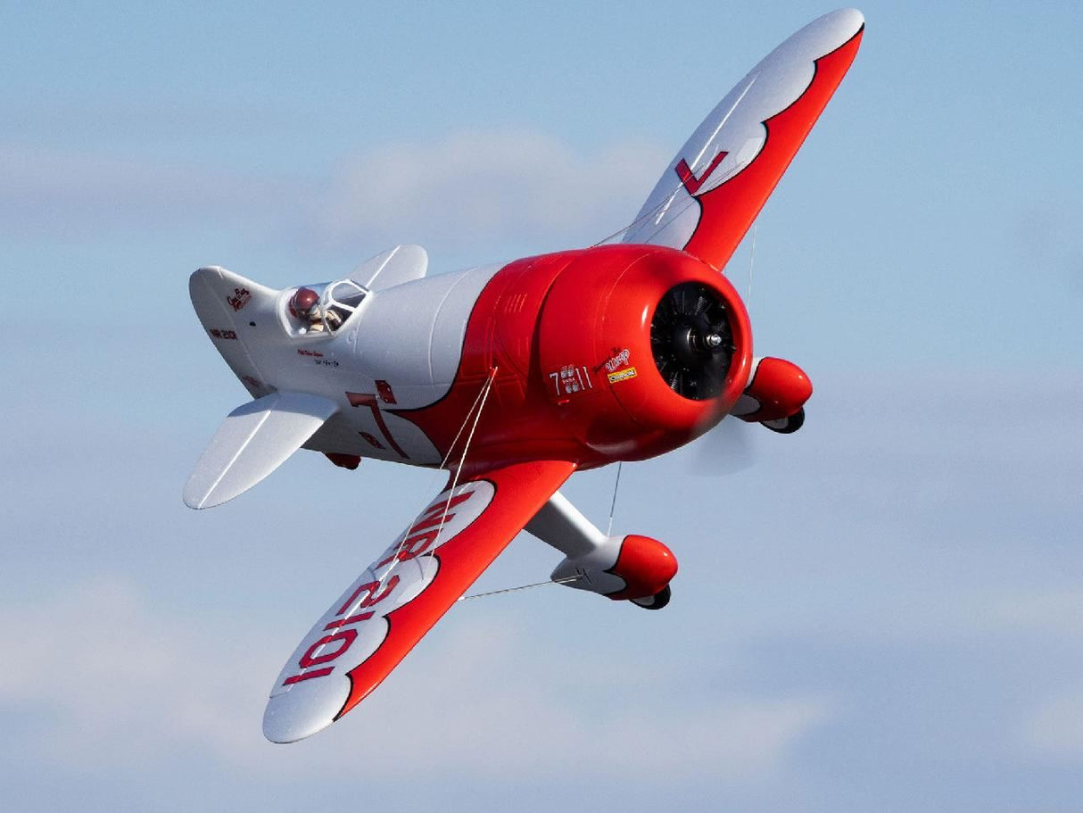 E Flite Gee Bee R-2 1.0M Bnf Basic With As3X+ And Safe Select