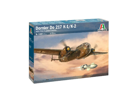Italeri Dornier Do 217 K-1/K-2 With Fritz X Guided Bombs