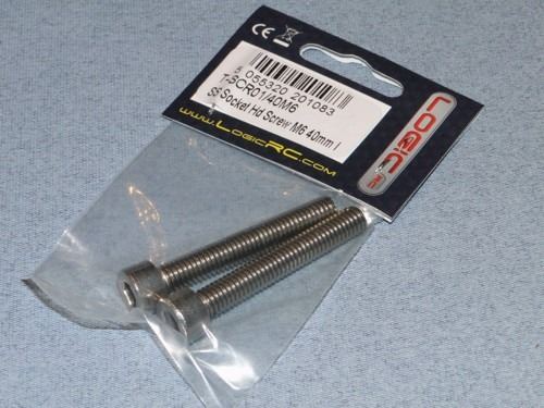 RACTIVE SS Socket Hd Screw M6 40mm Pk2