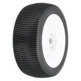 Proline 1/8 Convict S3 Front/Rear Buggy Tires Mounted 17mm White Whe