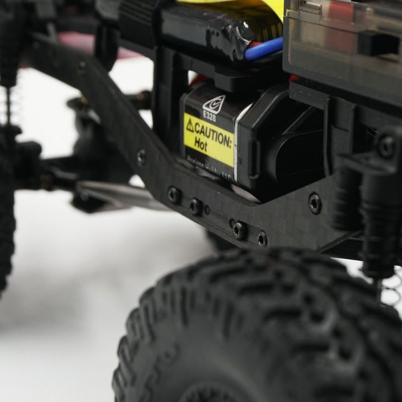 Yeah Racing Graphite Chassis Frame Rails For Axial SCX24