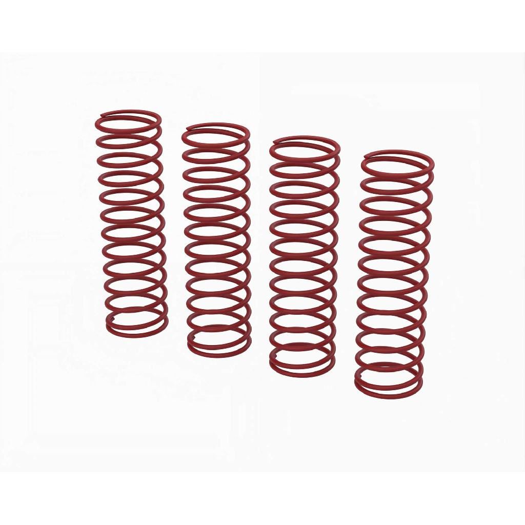 Arrma Shock Spring Set E, 0.50N/Mm, Red (4): Grom