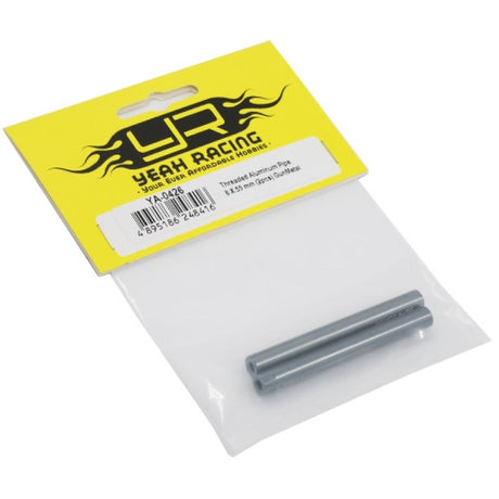 Yeah Racing Threaded Aluminum M3 Link Pipe 6x55mm 2pcs GunMetal