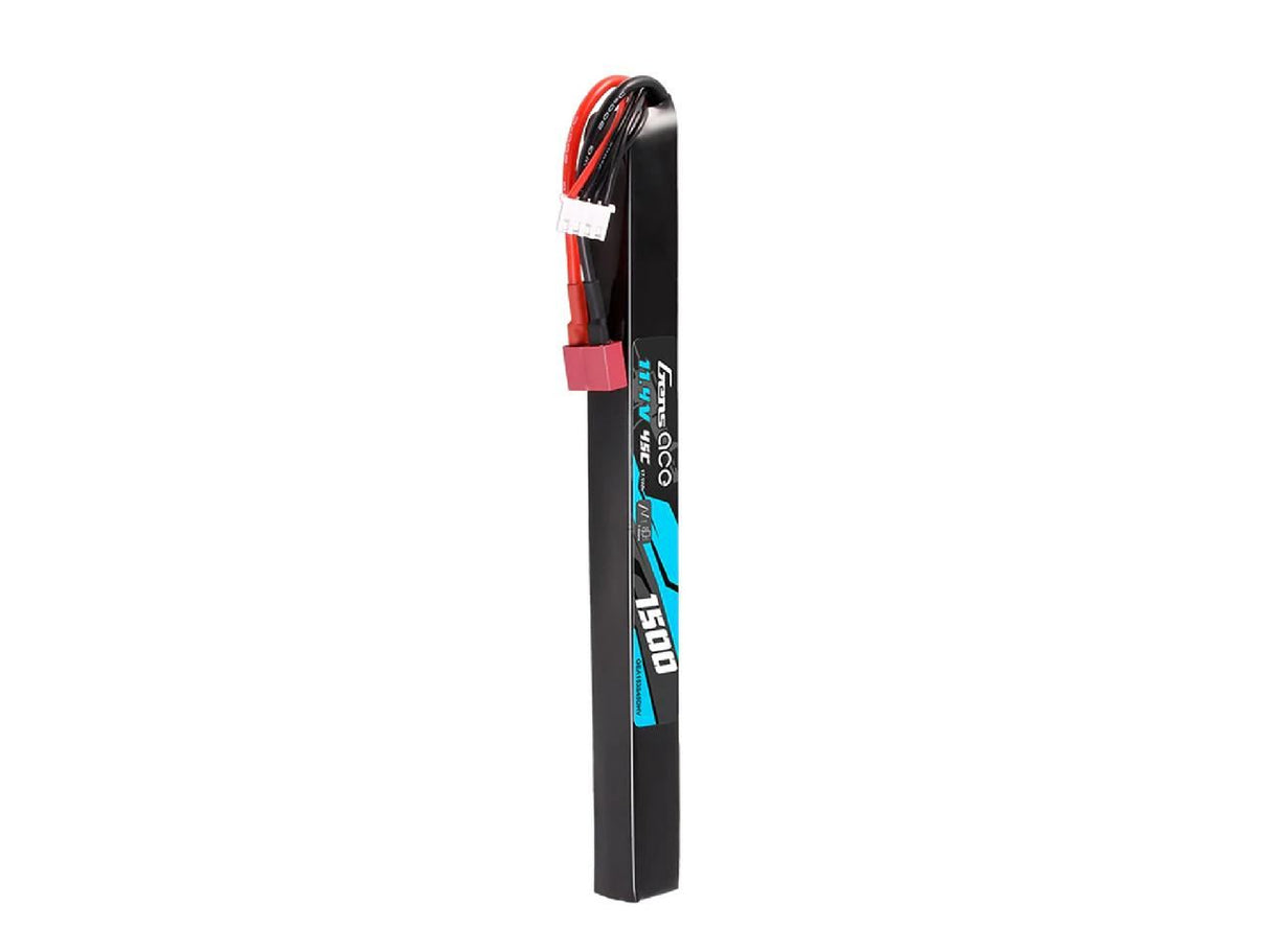 Gens Ace Airsoft 3S Hv 1500Mah 45C With Deans (Ak47 Long Stick)