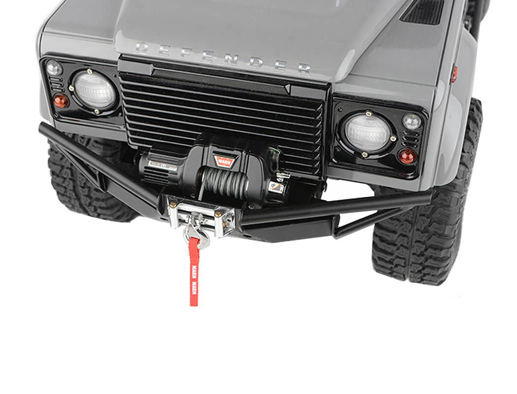 Rc4Wd Tough Armour Steel Front Wimch Bumper For D90