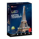 Cubicfun Eiffel Tower With Led Lighting (84 Pieces)