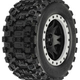 Proline-Line 1/5 Badlands Mx43 Pro-Loc F/R X-Maxx Mtd 24mm Blk/Gry Impuls