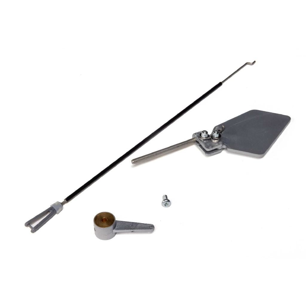E Flite Water Rudder With Pushrod, Silver, 39.5In Floats
