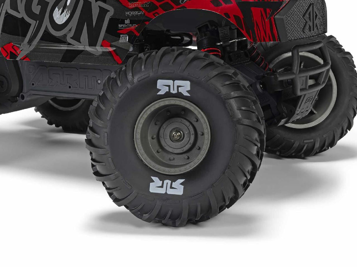 Arrma 1/10 Gorgon 223S 2Wd Rtr Monster Truck, Red/Black