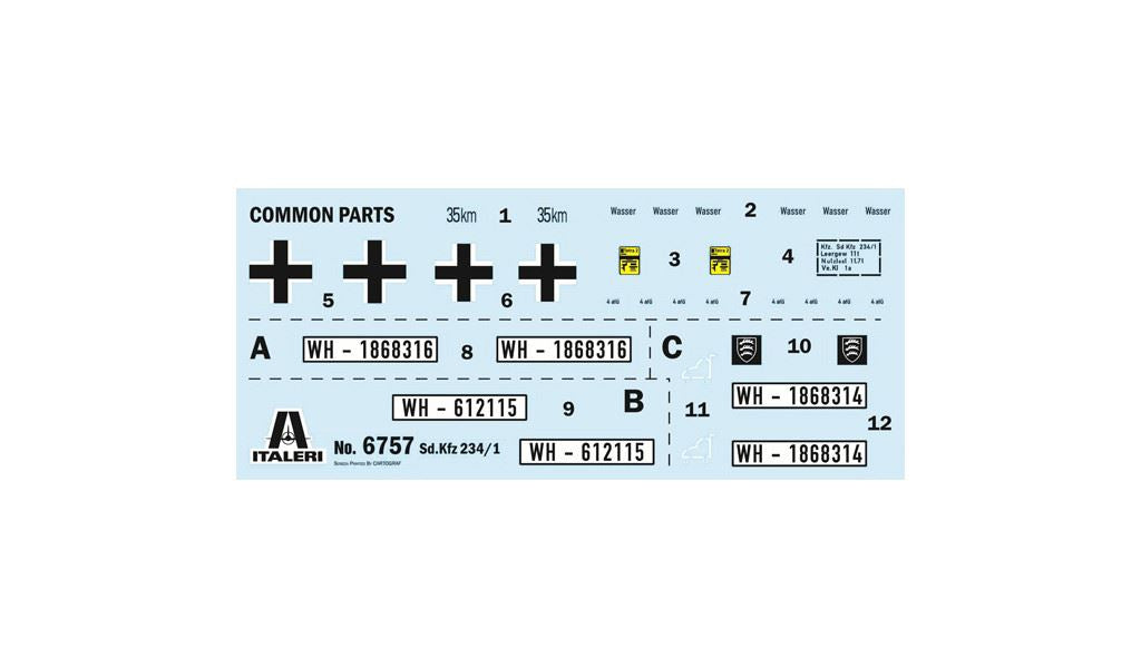 Italeri Sd.Kfz. 234/1 Armoured Car