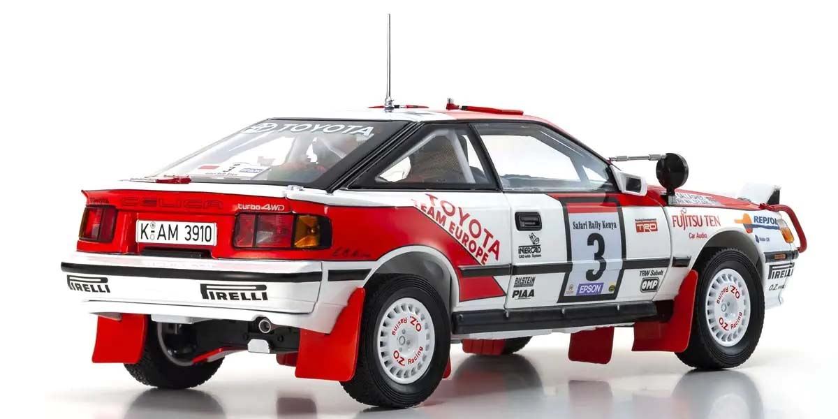 Kyosho 1:18 Toyota Celica Gt-Four B.Waldegard Winner Safari 1990 Nr.3