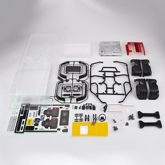 Killer Body Marauder II Clear Bodyfit for Traxxas Trx-4 Chas -