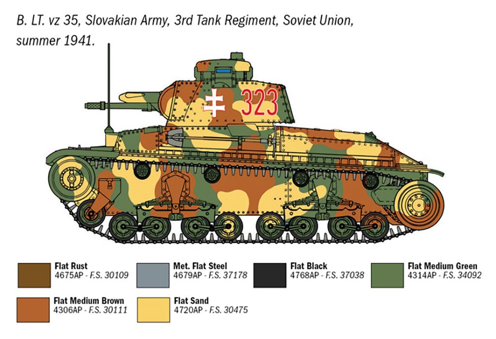 Italeri Panzerkampfwagen 35 (t)