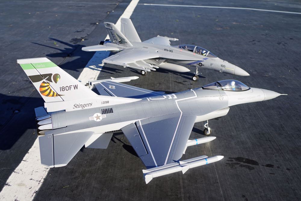 Fms F16 875Mm Jet Fighter 70Mm Edf Artf Grey W/O Tx/Rx/Batt