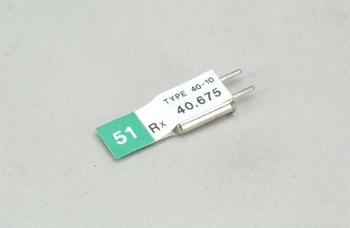 Futaba Ch 67 (51)(40.675)FM Rx Xtl DC