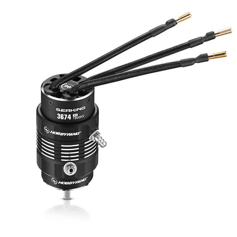 Hobbywing Seaking 3674Sl 1900Kv Black Motor V2