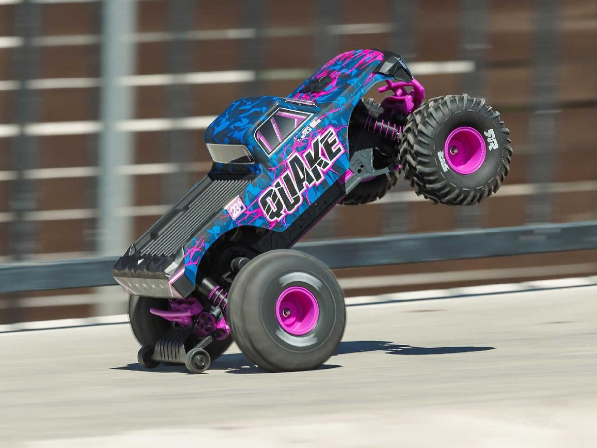 Arrma 1/10 Quake 223S Dsc 2Wd Rtr Brushless Monster Truck, Purple