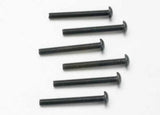 TRAXXAS Screws, 3x25mm button-head machine (hex drive) (6)
