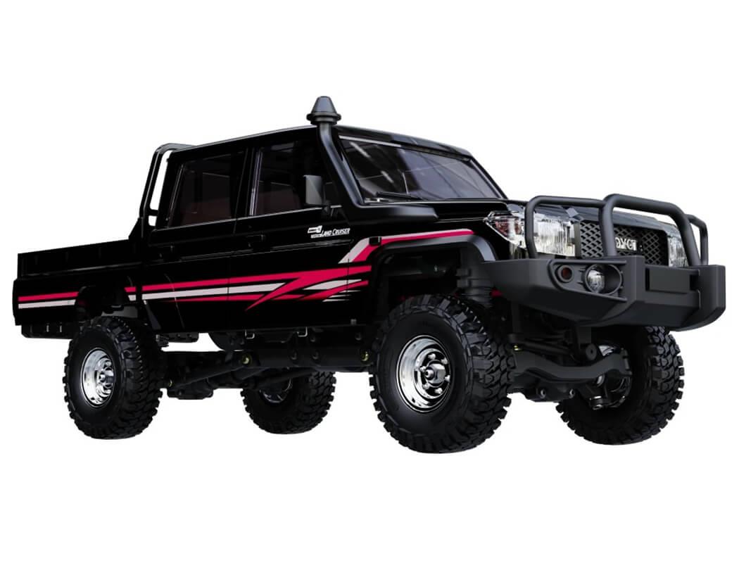 Udi Rc Toyota Land Cruiser Rtr 1/18 Double Cab B/Less Black