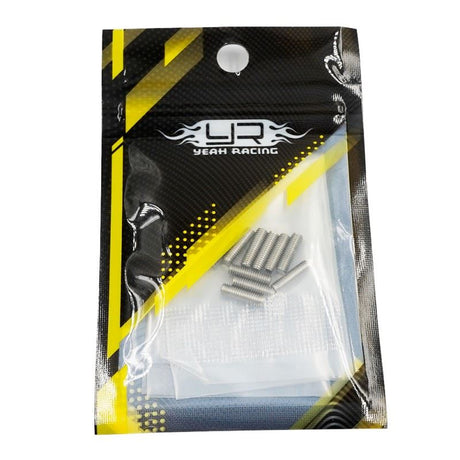 Yeah Racing Stainless Steel M3x10mm Hex Socket Screws 10 pcs