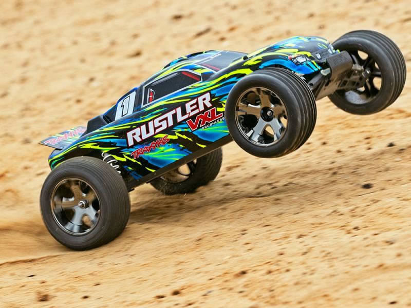Traxxas Rustler VXL TSM RTR - Yellow
