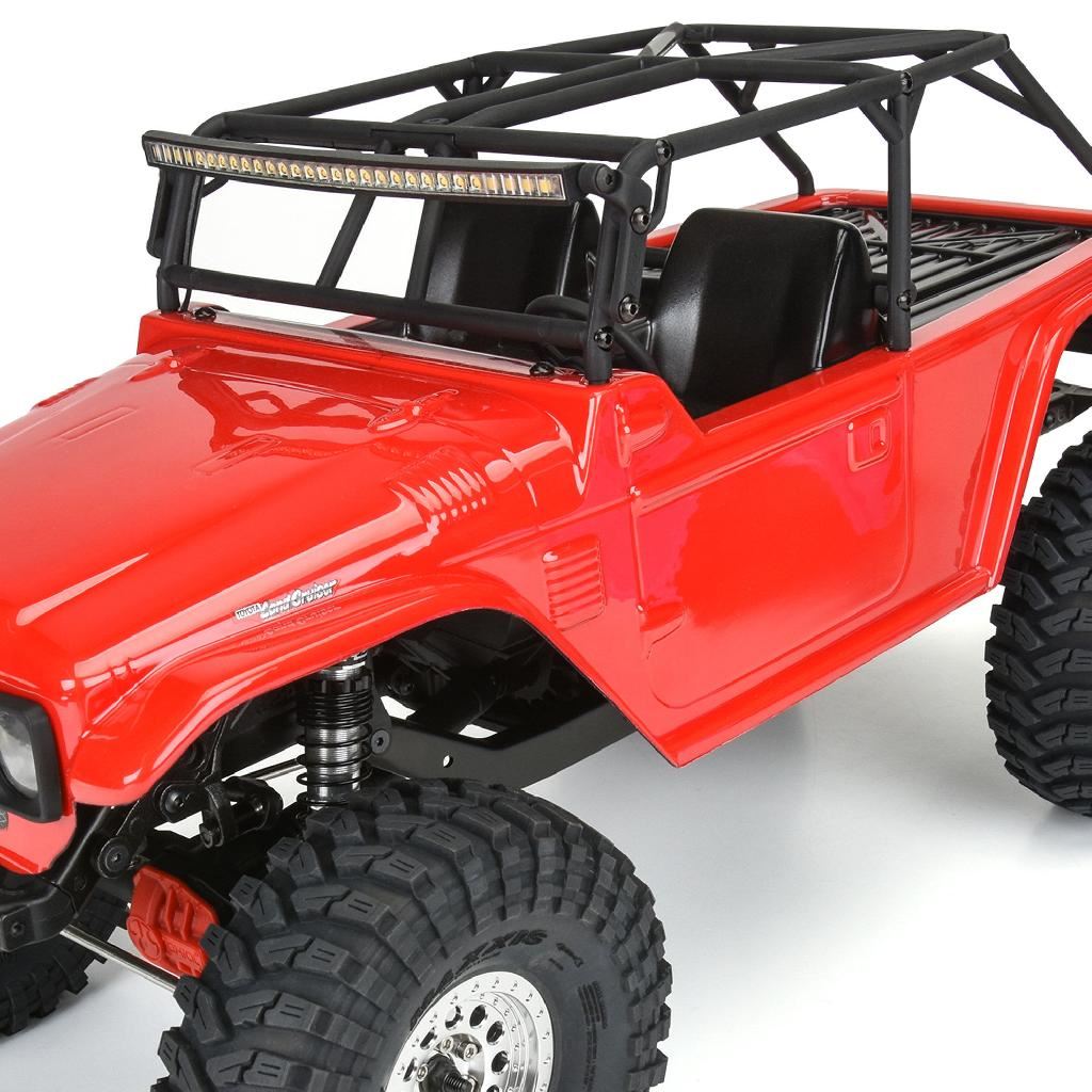 Pro 1/10 1979 Toyota Land Cruiser Fj40 Clear Body/Cage 12.3In Wb