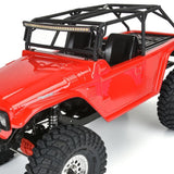Pro 1/10 1979 Toyota Land Cruiser Fj40 Clear Body/Cage 12.3In Wb
