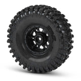 Proline 1/10 Hyrax Predator F/R 1.9In Mounted 12mm Blk/Slvr Impulse (