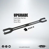 Yeah Racing 2.2Mm Graphite Upper Deck For Tamiya Tt02 Series