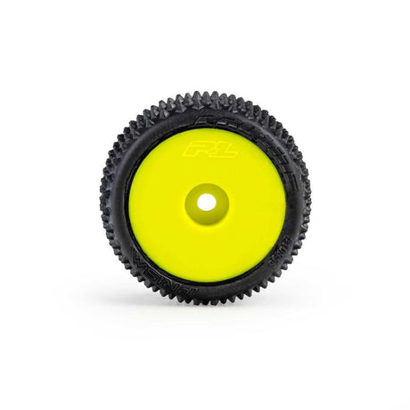 Pro-Line 1/28 Prism Front/Rear Carpet Tires Mounted 7Mm, Yellow (4):