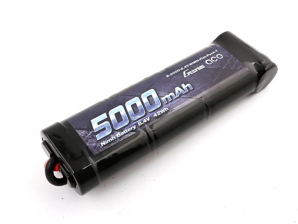 Gens Ace NiMH 8.4V Flat 5000mAh with T-Type