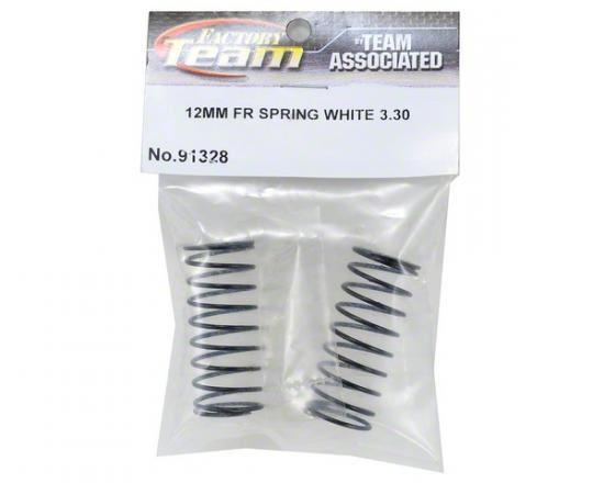 ASSOCIATED 12MM BIG BORE FRONT SPRING WHITE 3.3LB
