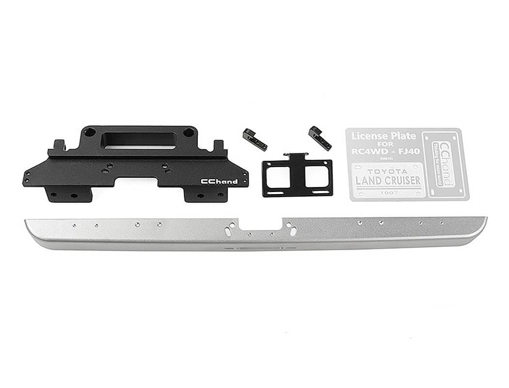 RC4WD CLASSIC FRONT BUMPER W/ LICENSE PLATE FOR RC4WD TRAIL