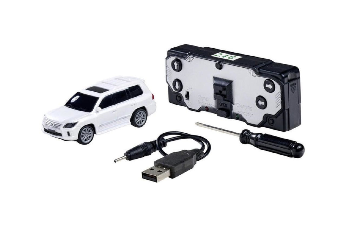 Carson 1:64 Nano Racer Lexus Lx570 White