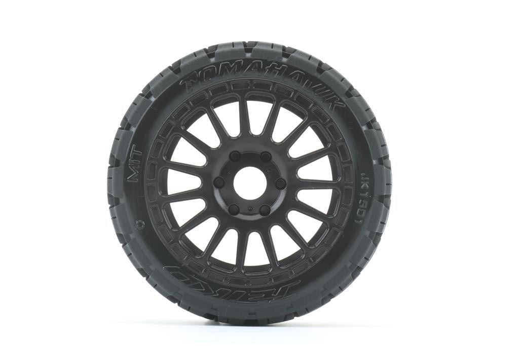 Jetko Ex Tomahawk 1:8 Rallye Belted Tyre Black Wheels 17Mm Hex (2)