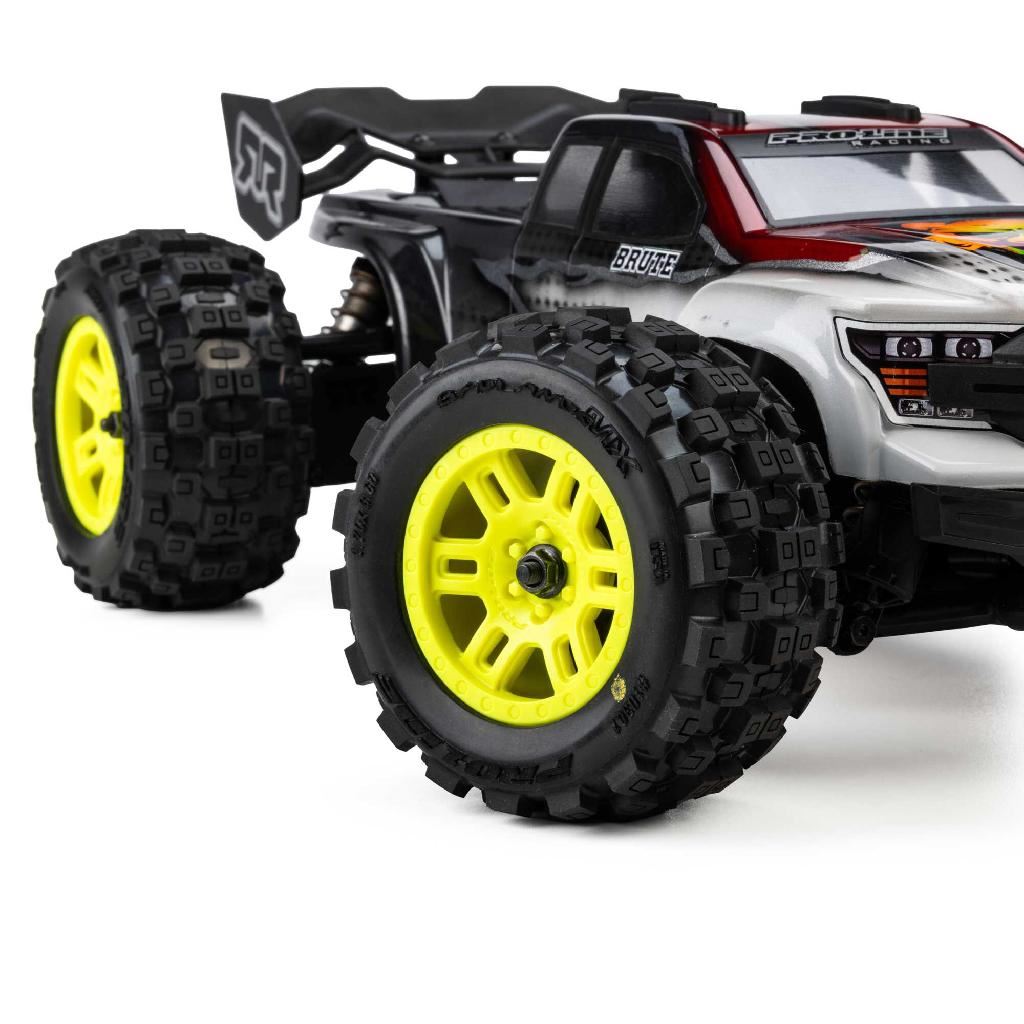 Pro-Line 1/16 Badlands Mx Front/Rear Mt Tires Mounted 12Mm Yellow Spl