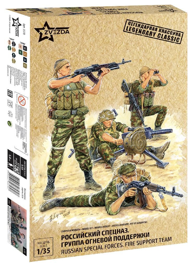 Zvesda Russian Special Forces Fire Support Team