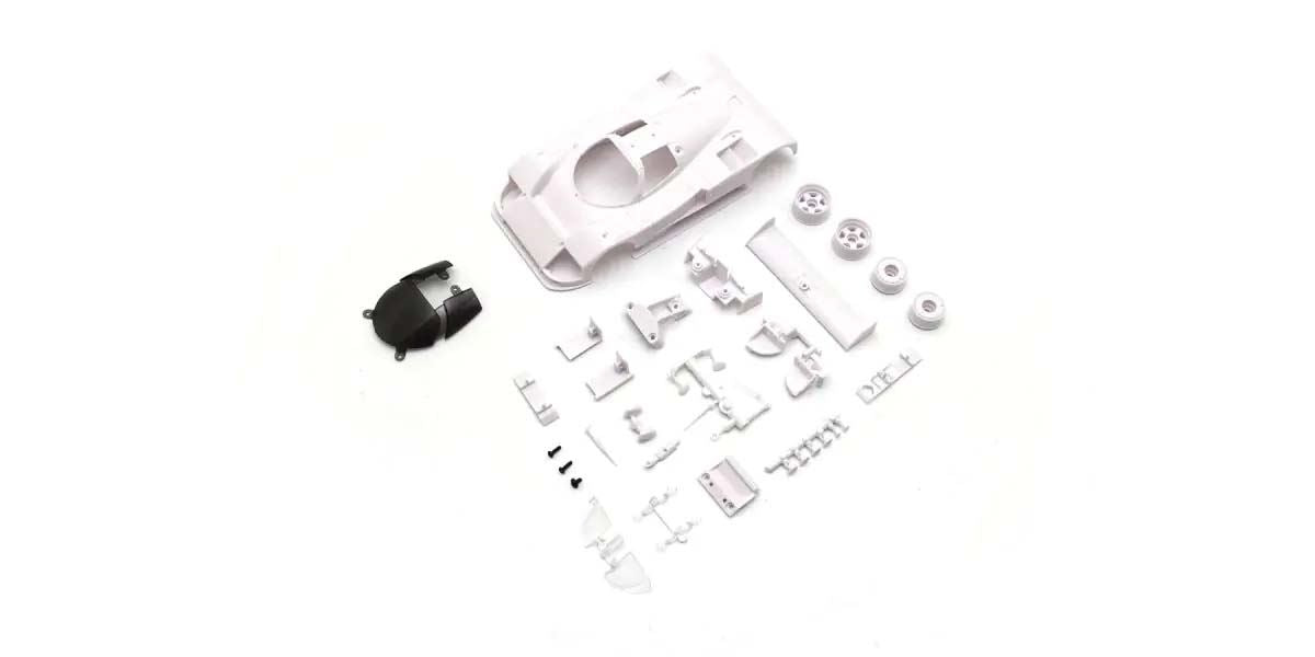 Bodyshell Mazda 787B Mini-Z + 2Wd Rims (White Body) (Mzn152)