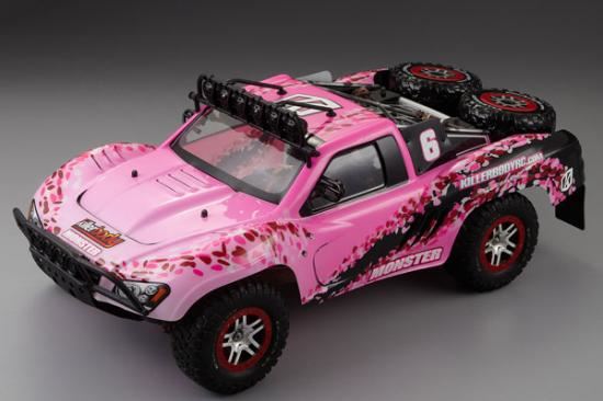 KILLERBODY SC TRUCK FINISHED BODY LADY FLOWER PATTERN