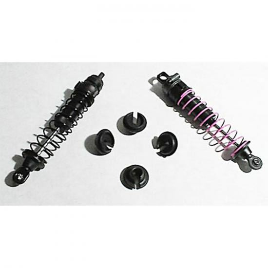 RPM LOSI/TRAXXAS/MGT/HPI SPRING CUPS - BLACK
