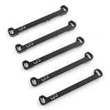 Yeah Racing Aluminum 7075 Front Tie Rod Set (-1 ,-0.5 , 0 ,+0.5 ,+1) For Kyosho Mini-Z MR02/03
