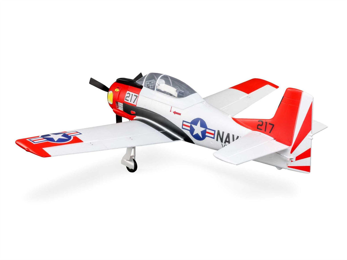 E Flite T-28 Trojan 1.2m BNF Basic with Smart