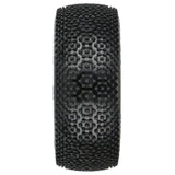 Proline 1/8 Hex Shot S3 Front/Rear Buggy Tires Mounted 17mm White (2