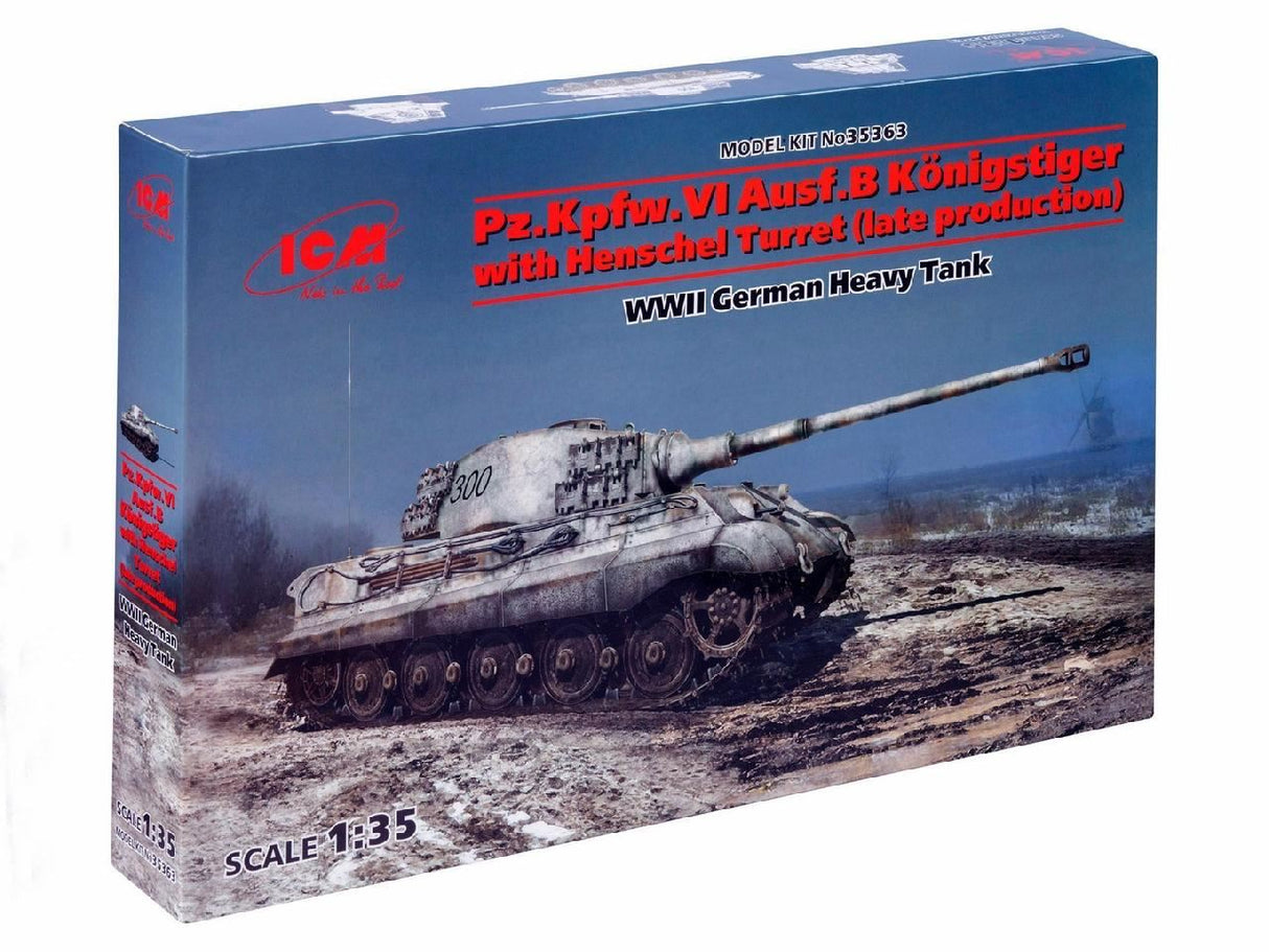 Icm Pz.Kpfw.Vi Ausf.B King Tiger With Henschel Turret (Late Production), Wwii German Heavy Tank