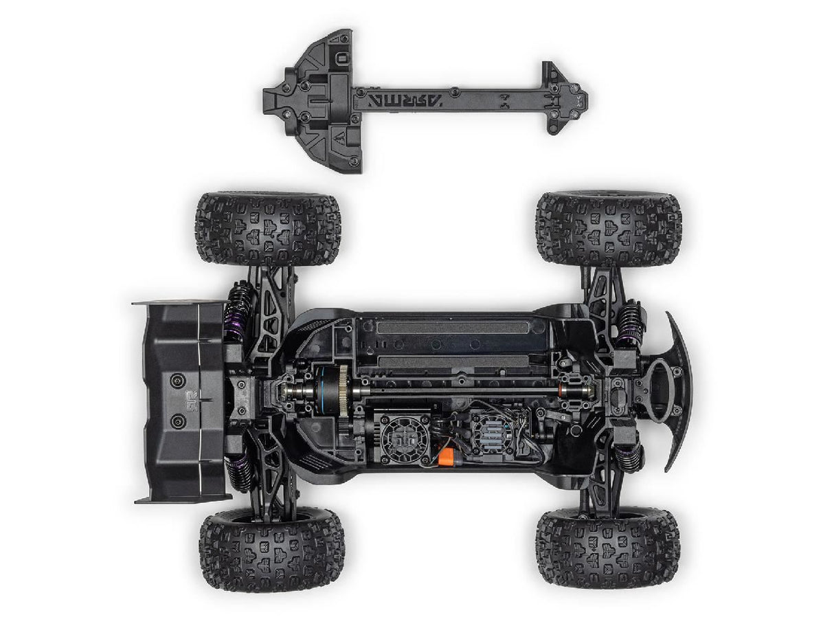 Arrma 1/16 Mini Kraton 3S Dsc 4X4 Rtr With Batt/Charg, Teal/Pink