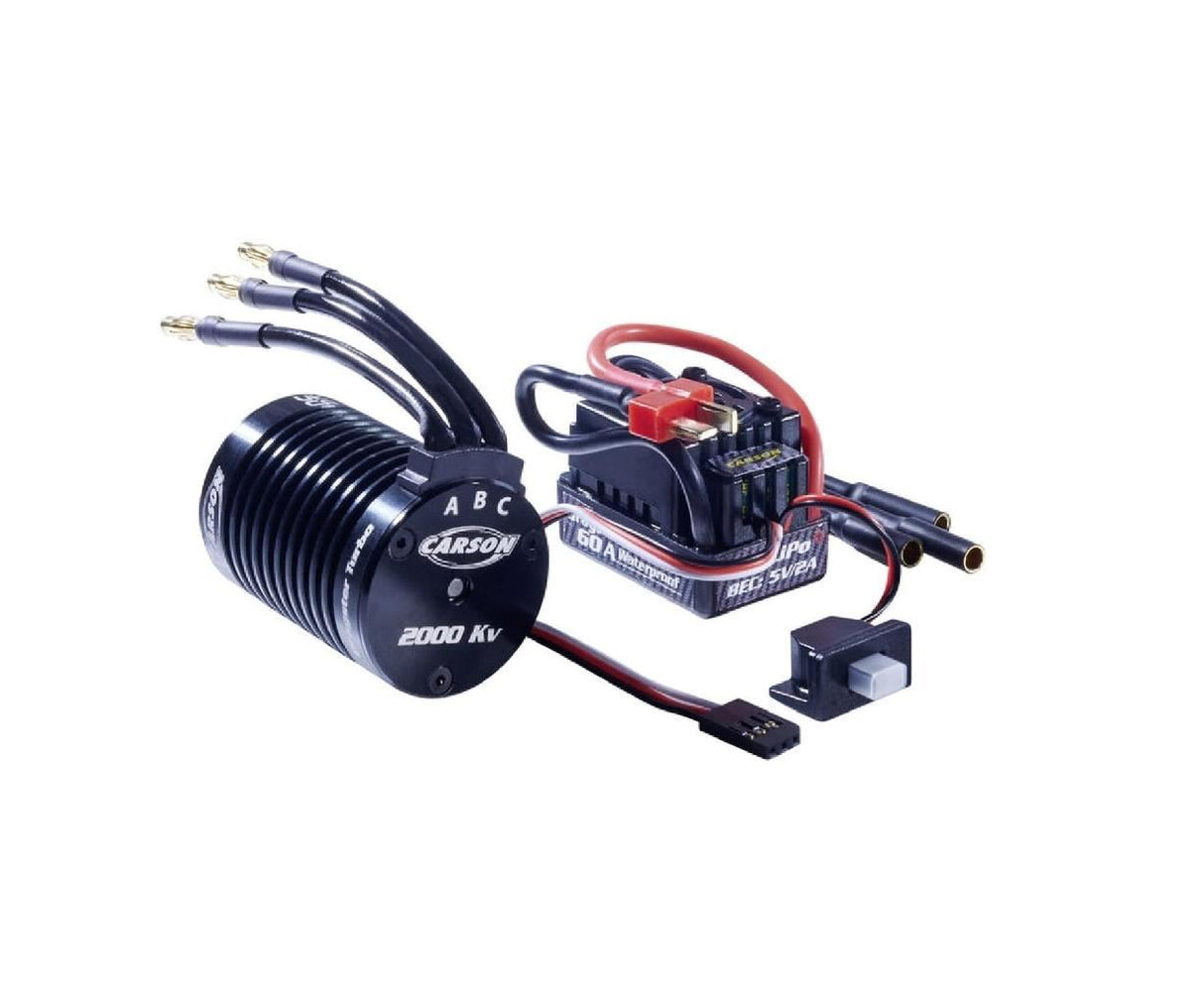 Carson 1:10 Bl Set Dragster Turbo 2.0 2000Kv