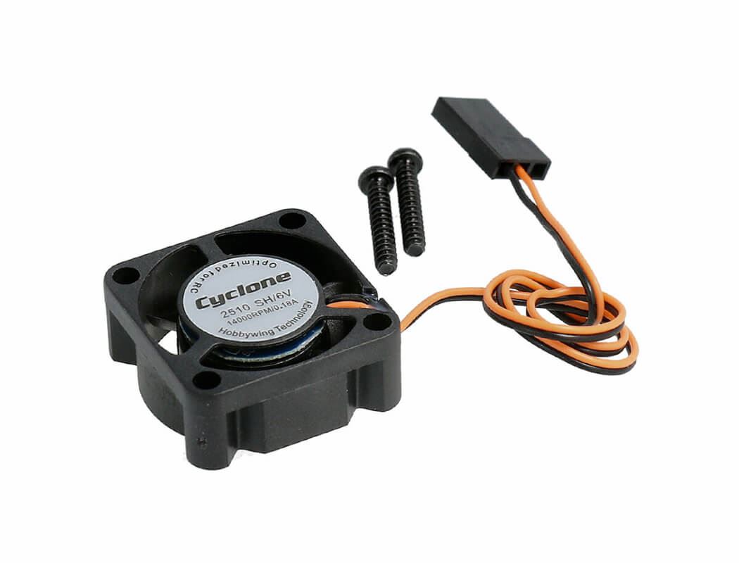 Hobbywing Fan P2510 Jr3P 25Mm 6V 14,000Rpm Black E