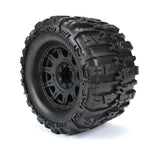 Proline 1/8 Trencher Hp Belted F/R 3.8In Mt Tires Mounted 17mm Blk Ra